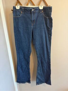 Levi’s 525 Bootcut Dark Wash Stretch Denim Jeans 16M